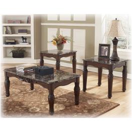 T533-13 Ashley Furniture North Shore - Dark Brown Living Room Furniture Occasional Table Set