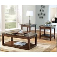 T858-13 Ashley Furniture Theo Living Room Furniture Occasional Table Set