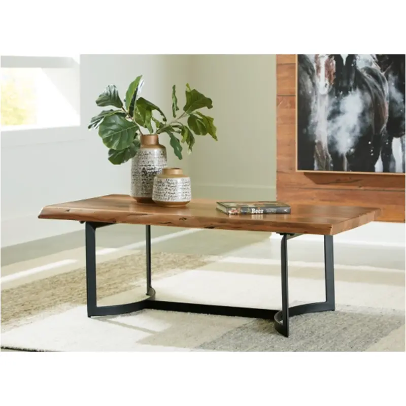 T872-1 Ashley Furniture Fortmaine Living Room Furniture Cocktail Table