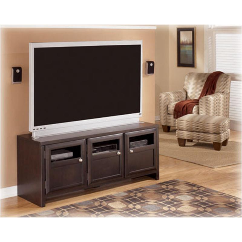 W461-21 Ashley Furniture Naomi - Almost Black Home Entertainment Furniture Tv Console