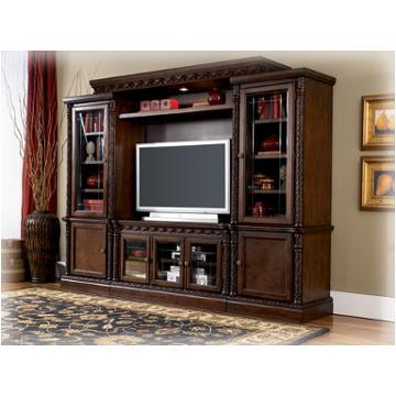 W553-33 Ashley Furniture North Shore - Dark Brown Home Entertainment Furniture Entertainment Center