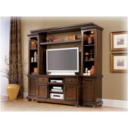 W697-25 Ashley Furniture Porter - Rustic Brown Home Entertainment Furniture Entertainment Center