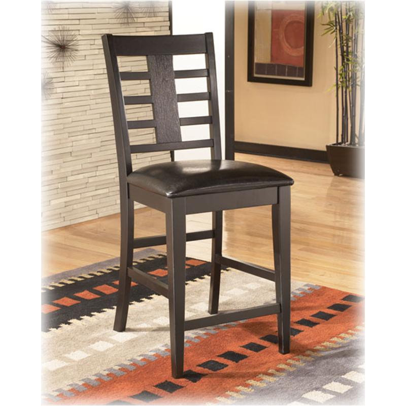 D459124 Ashley Furniture 24in Bar Stool (horizontal Slat)