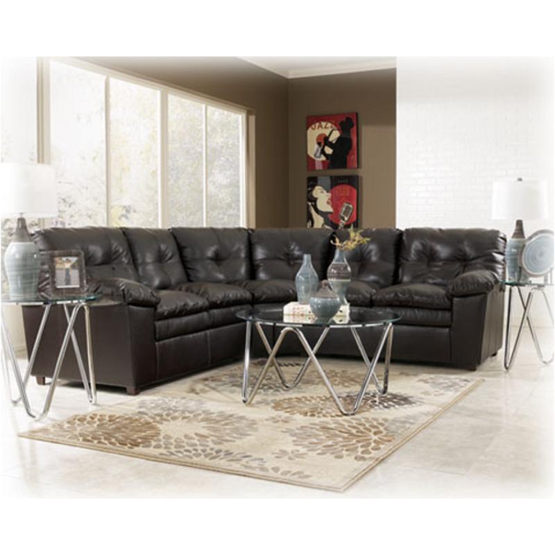 1230055 Ashley Furniture Jordon Durablend - Java Living Room Furniture Sectional