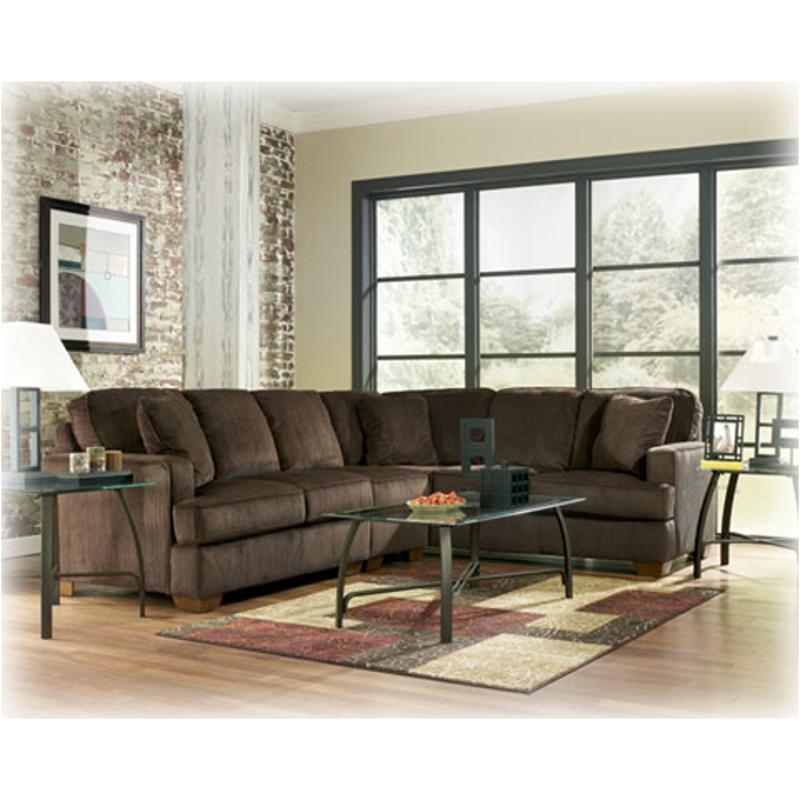 1280246 Ashley Furniture Atmore - Chocolate Living Room Furniture Sectional