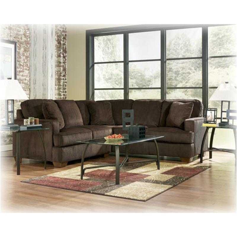 1280255 Ashley Furniture Atmore - Chocolate Living Room Furniture Sectional