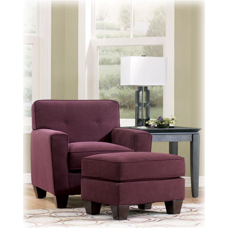 1880014 Ashley Furniture Danielle - Eggplant Living Room Furniture Ottoman