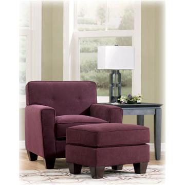 1880014 Ashley Furniture Danielle - Eggplant Living Room Furniture Ottoman