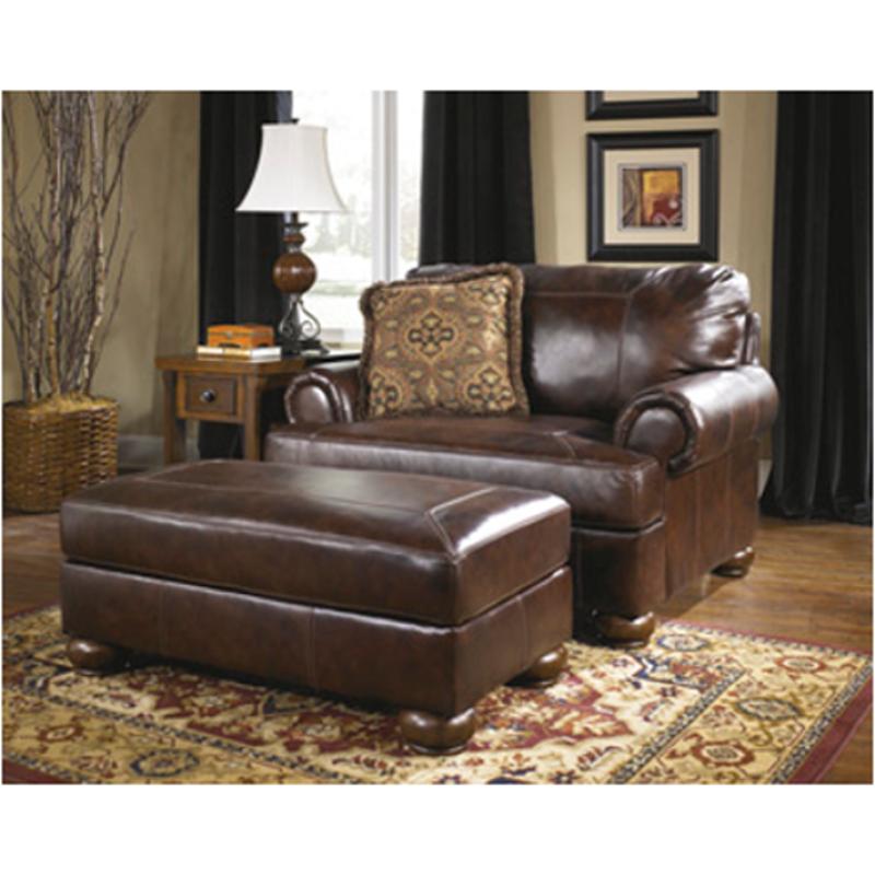 4200014 Ashley Furniture Axiom - Walnut Living Room Furniture Ottoman