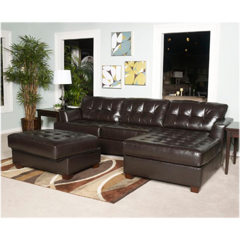 5240011 Ashley Furniture Dixon Durablend - Chocolate Living Room Furniture Ottoman
