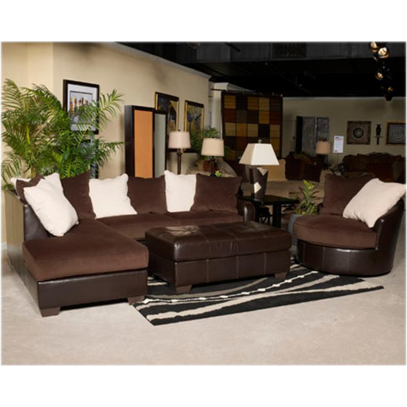 7041508 Ashley Furniture Oversized Accent Ottoman - Chocolate