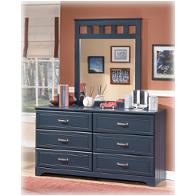 B103-26 Ashley Furniture Leo - Blue Bedroom Furniture Bed