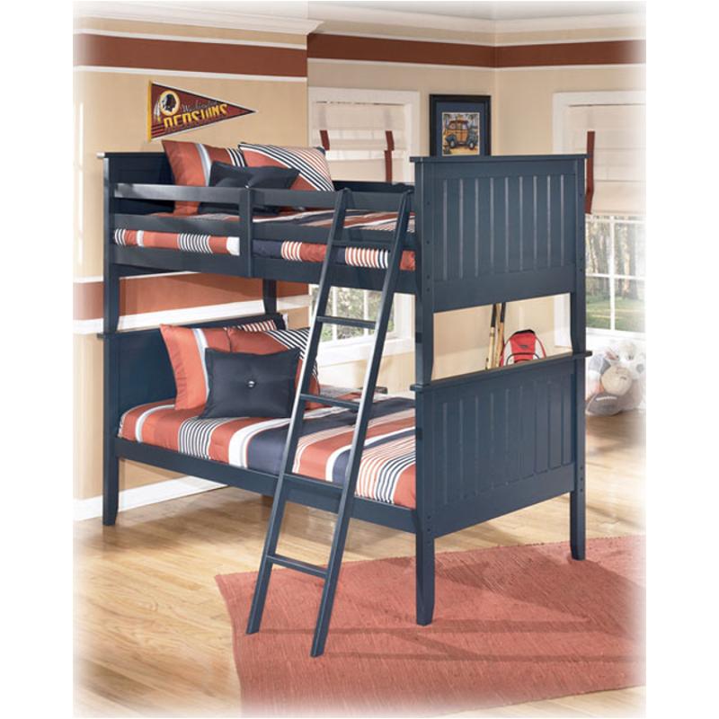 B103-59s Ashley Furniture Leo - Blue Bedroom Furniture Bed