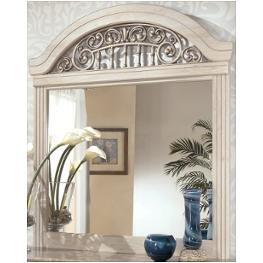 B196-36 Ashley Furniture Catalina - Antique White Bedroom Furniture Mirror