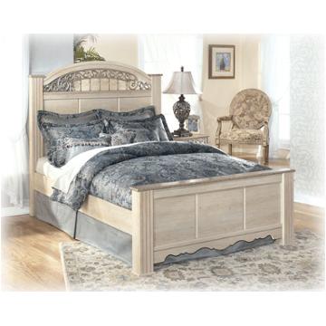 B196-64 Ashley Furniture Catalina - Antique White Bedroom Furniture Bed