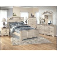 B196-68 Ashley Furniture Catalina - Antique White Bedroom Furniture Bed