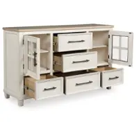 BASHARシリーズ 6冊セット B683-31 Ashley Furniture Shaybrock Bedroom Furniture Dresser