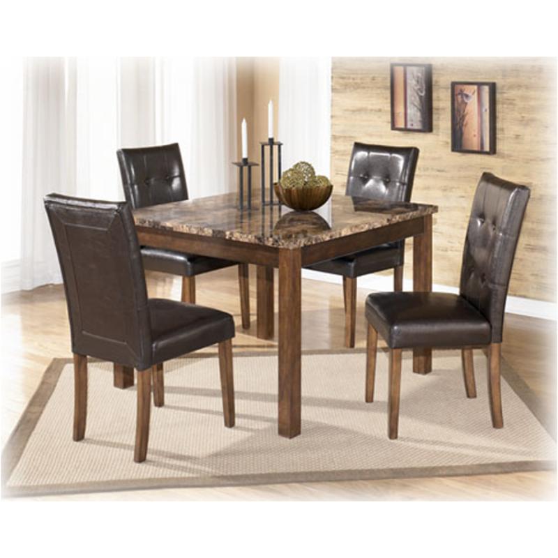 D158-225 Ashley Furniture Theo - Brown Square Drm Table Set