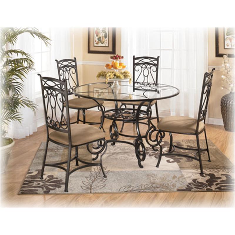 glass dining table set ashley