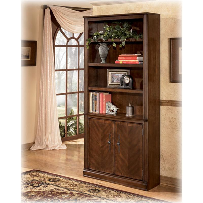 H527-18 Ashley Furniture Hamlyn - Medium Brown Home Office Furniture Bookcase