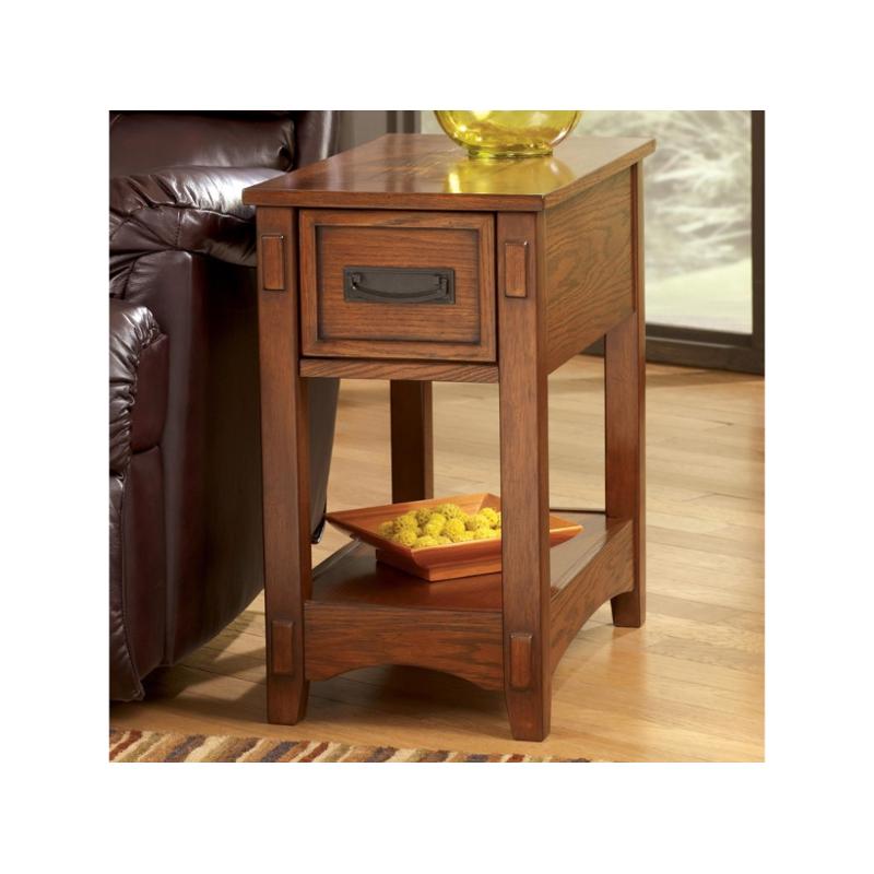 T007 319 Ashley Furniture Breegin Multi Chairside End Table