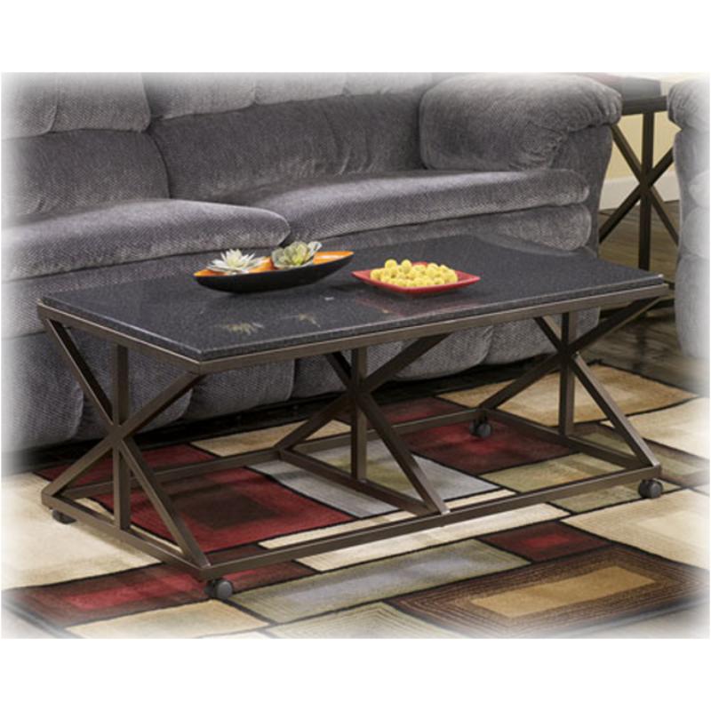 T570-1 Ashley Furniture Zenix Living Room Furniture Cocktail Table