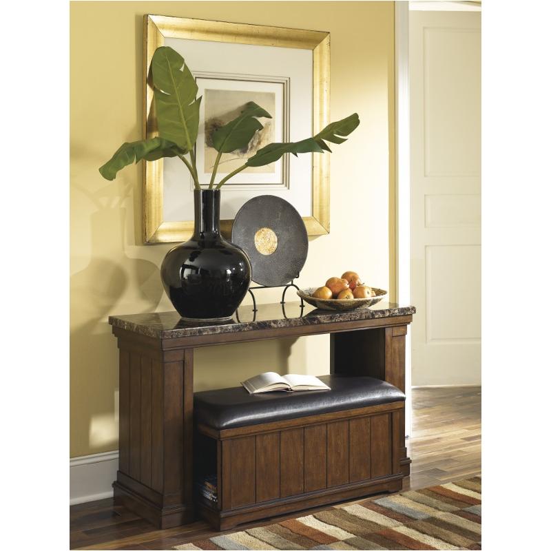 T838-4 Ashley Furniture Merihill - Medium Brown Living Room Furniture Sofa Table