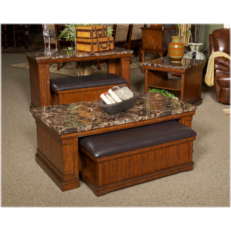 T838-4 Ashley Furniture Sofa Table W/ottoman