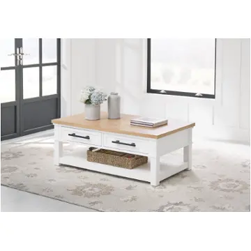 T844-1 Ashley Furniture Ashbryn Living Room Furniture Cocktail Table