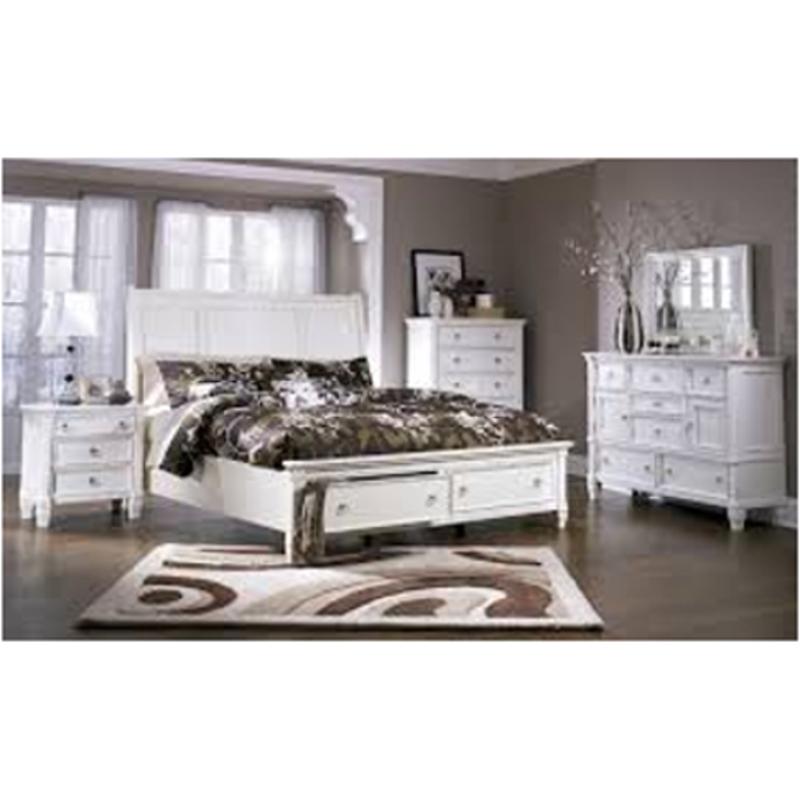 B672-36 Ashley Furniture Prentice - White Bedroom Mirror