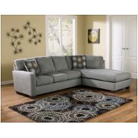 7020017 Ashley Furniture Zella - Charcoal Living Room Furniture Sectional