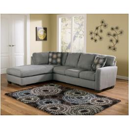 7020067 Ashley Furniture Zella - Charcoal Living Room Furniture Sectional