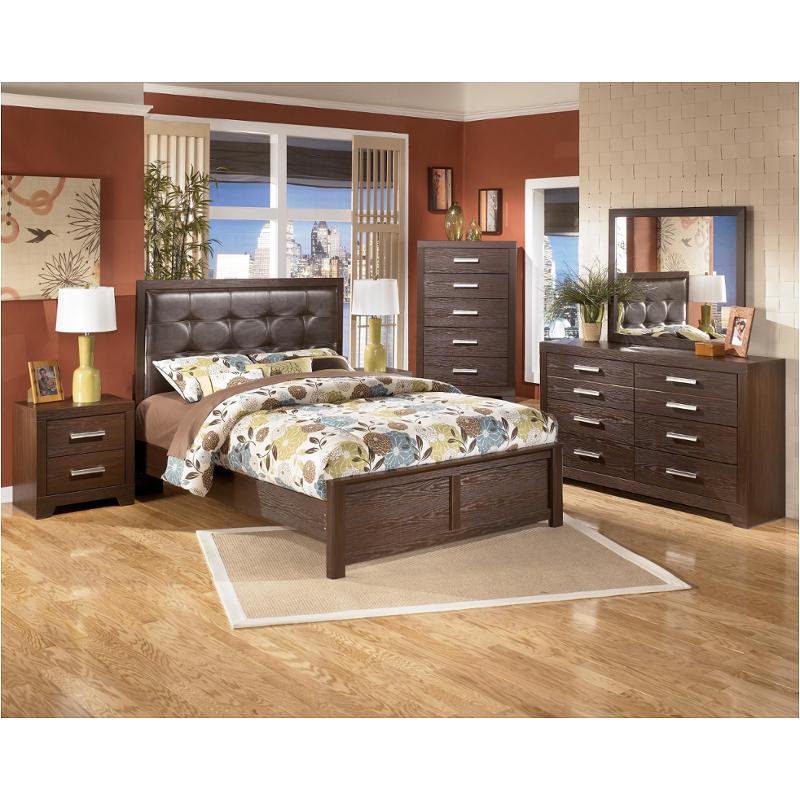 B165-57 Ashley Furniture Queen Upholstered Panel Bed