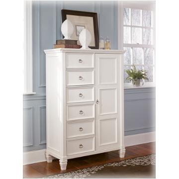 B672-48 Ashley Furniture Prentice - White Bedroom Furniture Bed