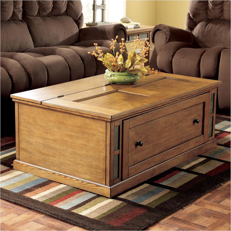 T674-20 Ashley Furniture Kinley Storage Cocktail Table