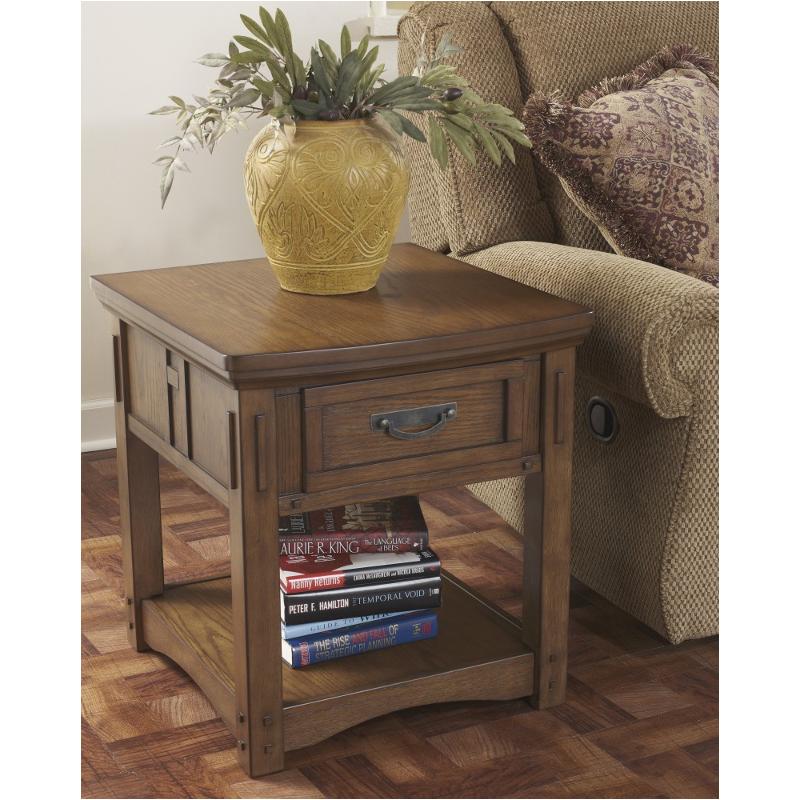 T889-3 Ashley Furniture Kelvin Hall Living Room Furniture End Table