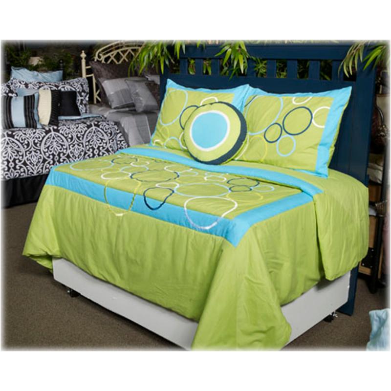 Q241003f Bubbles - Lime Ashley Furniture Bedding Comforter