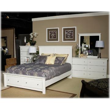 B139-95 Ashley Furniture Bostwick Shoals - White Bedroom Furniture Bed