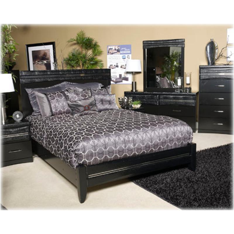B186-58 Ashley Furniture Obsidian Bayou Bedroom Furniture Bed