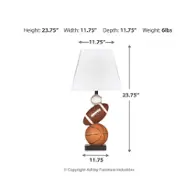 L815714 Ashley Furniture Nyx Accent Furniture Poly Table Lamp