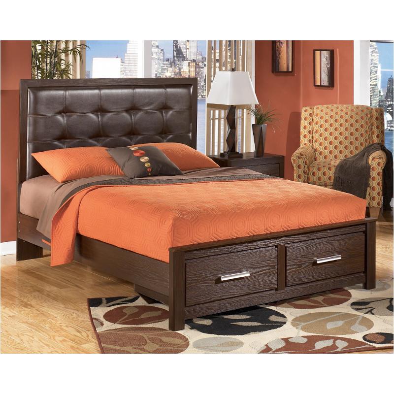 B16557st Ashley Furniture Queen Upholstered Storage Bed