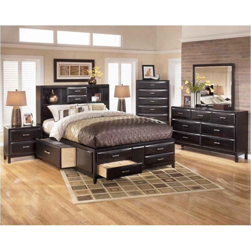 B473 69 Ck Ashley Furniture Kira California King Storage Bed