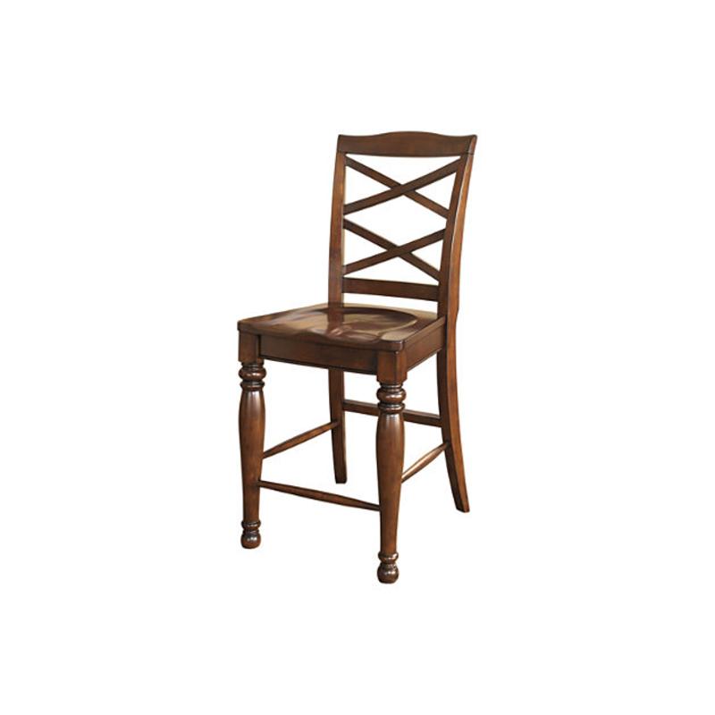 D697-124 Ashley Furniture Porter - Rustic Brown Dining Room Furniture Stool