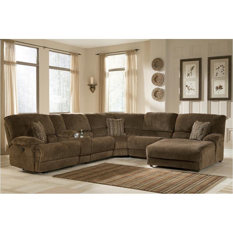 1080054 Ashley Furniture Pivot Point - Truffle Living Room Furniture Sectional