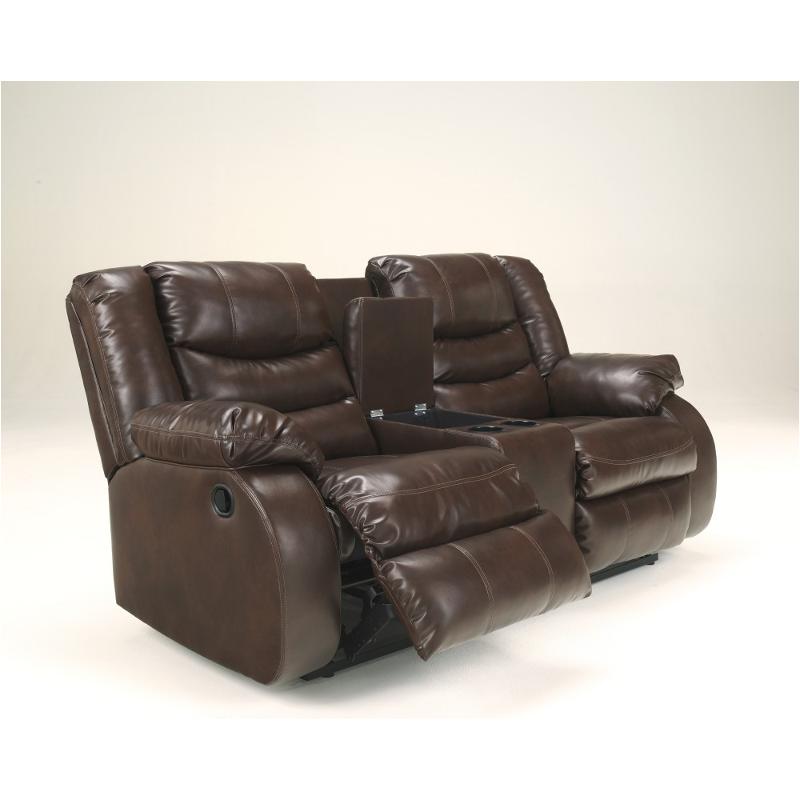 9520194 Ashley Furniture Linebacker Durablend - Espresso Living Room Furniture Loveseat