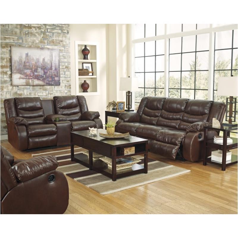 9520188 Ashley Furniture Linebacker Durablend - Espresso Living Room Furniture Sofa