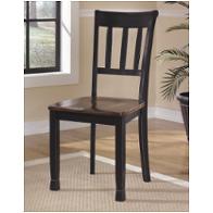 D580-02 Ashley Furniture Owingsville - Black/brown Dining Room Furniture Dining Chair
