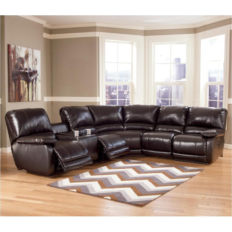 4450077 Ashley Furniture Capote Durablend - Chocolate Living Room Furniture Sectional