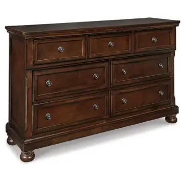 B697-31 Ashley Furniture Porter - Rustic Brown Bedroom Furniture Dresser