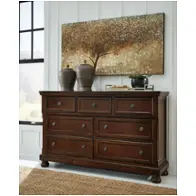 B697-31 Ashley Furniture Porter - Rustic Brown Dresser